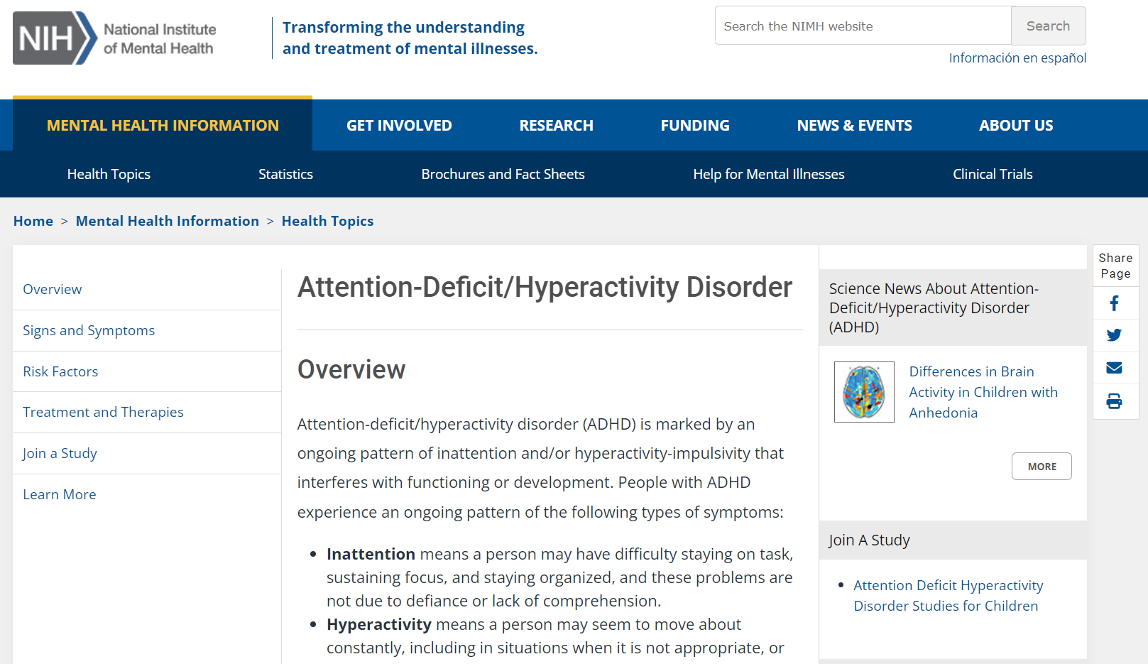 ADHD tips for managing challenges — NIMH