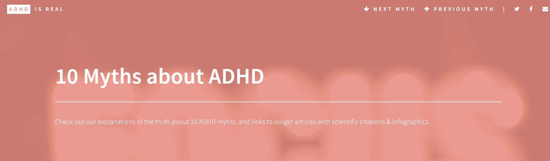Let's tackle common myths about ADHD